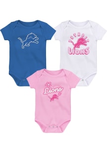 Detroit Lions Baby Pink Play All Day Set One Piece