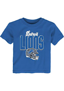 Detroit Lions Toddler Blue Tall Boy Short Sleeve T-Shirt