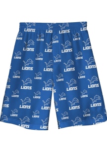 Detroit Lions Boys Blue All Over Printed Design Sleep Pants