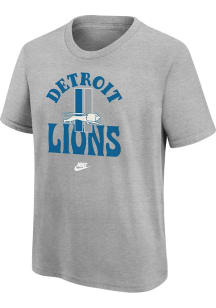 Nike Detroit Lions Youth Grey Nike Retro Groove Short Sleeve T-Shirt