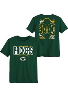 Green Bay Packers Boys Green The Blitz Short Sleeve T-Shirt