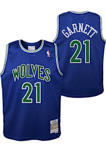 Kevin Garnett  Mitchell and Ness Minnesota Timberwolves Toddler Blue Swingman Road Jersey Basketba..