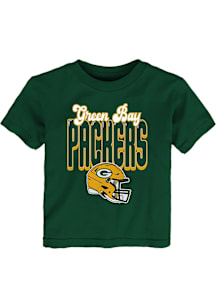 Green Bay Packers Toddler Green Tall Boy Short Sleeve T-Shirt