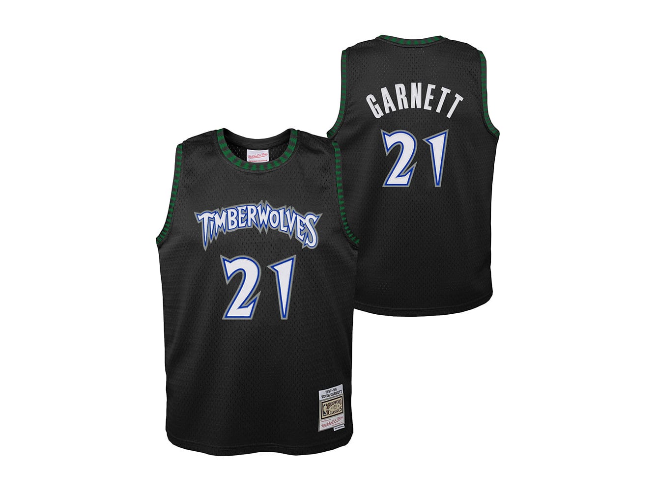 Maillot Mitchell & Ness Timberwolves Signé Stephon Marbury - Noir - Authentifié BAS - Original