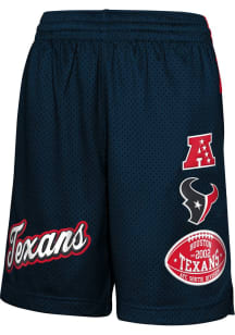 Houston Texans Youth Navy Blue Game Time Shorts