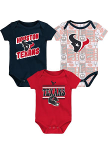 Houston Texans Baby Navy Blue Play Day One Piece