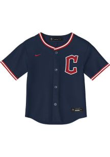 Nike Cleveland Guardians Toddler Navy Blue Alt. 1 Replica Blank Jersey