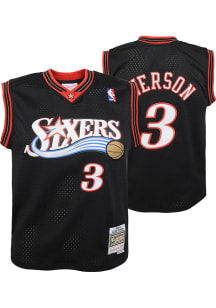 76ers Baby Mitchell and Ness Allen Iverson  Swingman Road Basketball Jersey