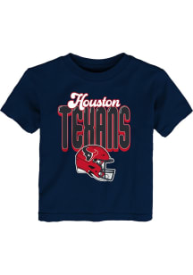 Houston Texans Infant Tall Boy Short Sleeve T-Shirt Navy Blue