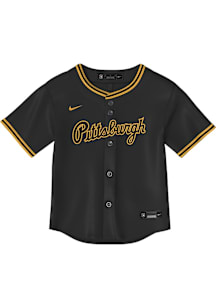 Nike Pittsburgh Pirates Toddler Black Alt. 1 Replica Blank Jersey