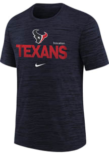 Nike Houston Texans Youth Navy Blue Nike Velocity Short Sleeve T-Shirt