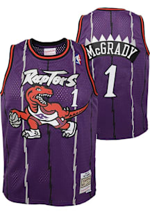 Tracy McGrady  Mitchell and Ness Toronto Raptors Youth Swingman Road Purple Basketball Jersey