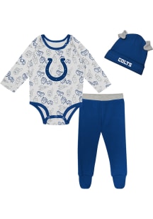 Indianapolis Colts Infant Blue Little Champ Set Top and Bottom