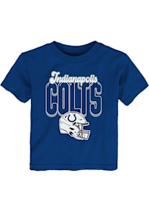 Indianapolis Colts Toddler Blue Tall Boy Short Sleeve T-Shirt