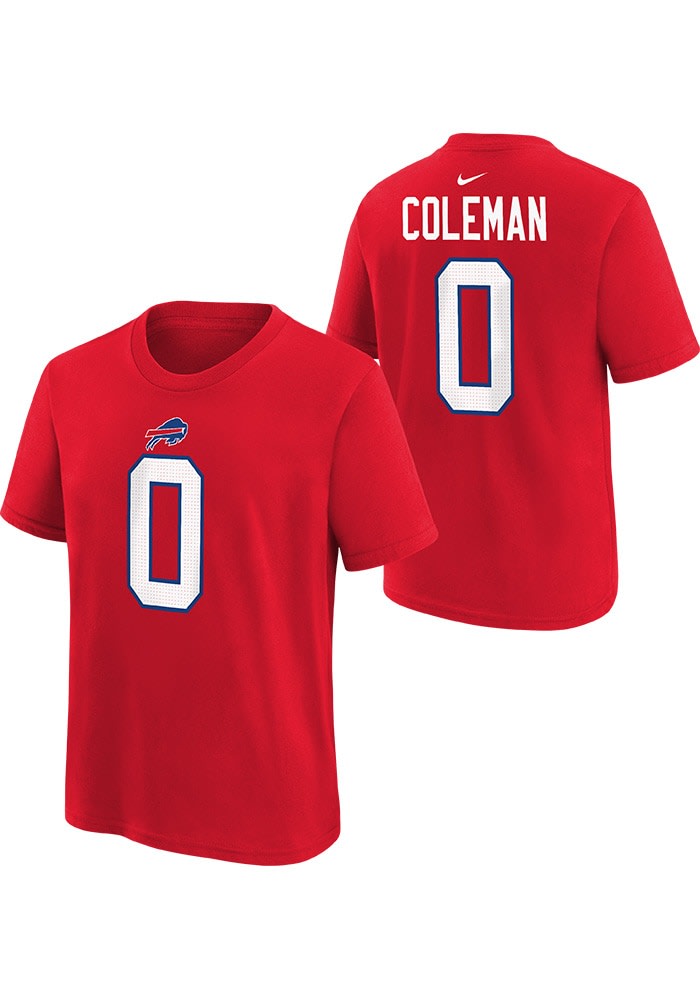 Keon Coleman Buffalo Bills Youth Red Nike NN Short Sleeve Player T