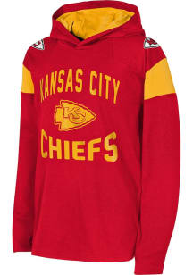 Kansas City Chiefs Youth Red The Champ Is Here Lightweight Long Sleeve Hoodie