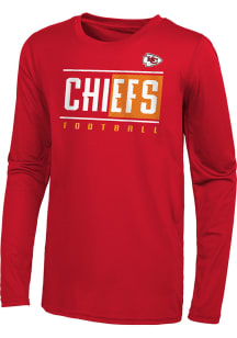 Kansas City Chiefs Youth Red Pumped Up Long Sleeve T-Shirt