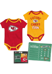 Kansas City Chiefs Baby Red #1 Draft Milestone Blanket One Piece