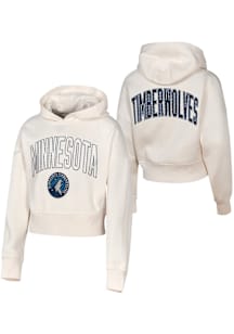 Minnesota Timberwolves Girls White Franchise Player Long Sleeve Hooded Sweatshirt