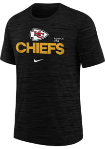 Nike Kansas City Chiefs Youth Black Nike Velocity Short Sleeve T-Shirt