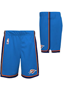 Oklahoma City Thunder Boys Navy Blue Icon Replica Shorts