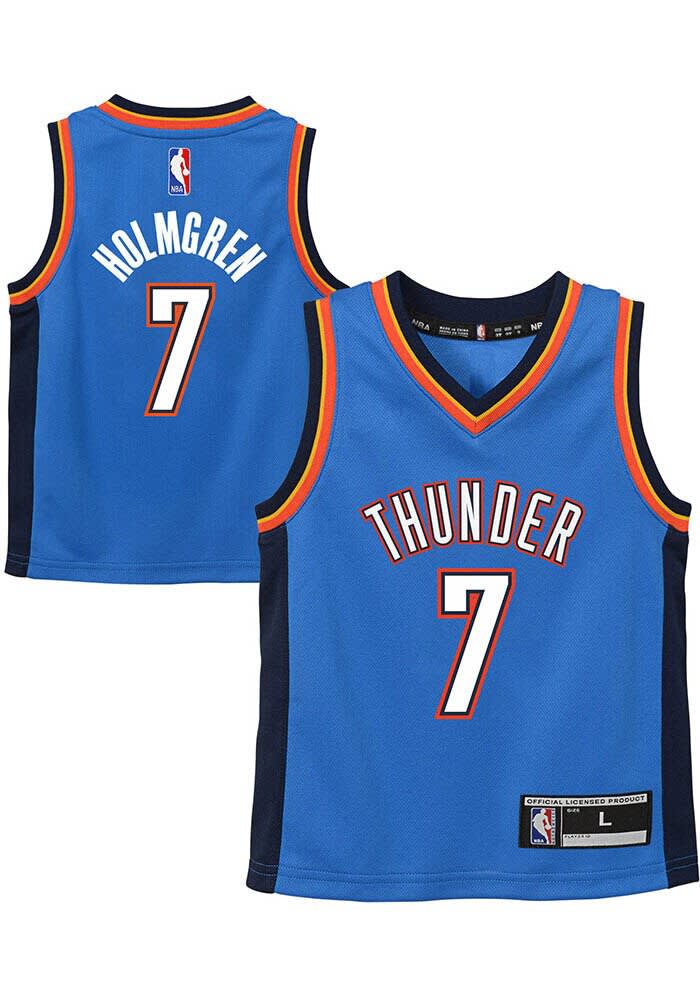 Oklahoma City Thunder Chet Holmgren Toddler Icon Replica NAVY