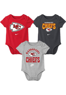 Nike Kansas City Chiefs Baby Red Nike Retro Logo One Piece