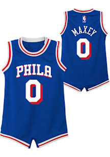 76ers Baby Outer Stuff Tyrese Maxey  Icon Replica Basketball Jersey