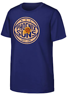 Phoenix Suns Youth Purple Free Throw Short Sleeve T-Shirt