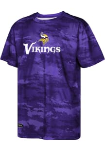 Minnesota Vikings Youth Purple Scrimmage Short Sleeve T-Shirt
