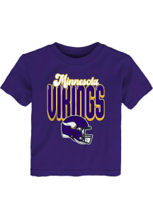 Minnesota Vikings Infant Tall Boy Short Sleeve T-Shirt Purple