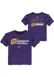 Nike Minnesota Vikings Toddler Purple Nike NFL Essential Short Sleeve T-Shirt