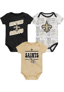 New Orleans Saints Baby Black Play Day One Piece