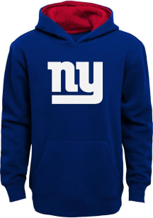 New York Giants Youth Blue Prime Long Sleeve Hoodie