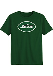 New York Jets Boys Green Primary Logo Short Sleeve T-Shirt