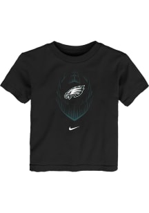 Nike Philadelphia Eagles Toddler Black Nike Legend Icon Short Sleeve T-Shirt