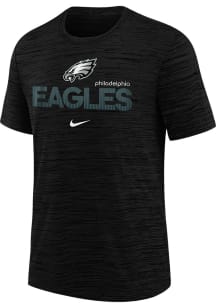 Nike Philadelphia Eagles Youth Black Nike Velocity Short Sleeve T-Shirt