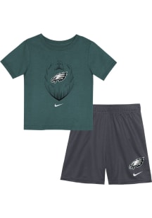 Nike Philadelphia Eagles Infant Teal Nike Legend Icon Set Top and Bottom