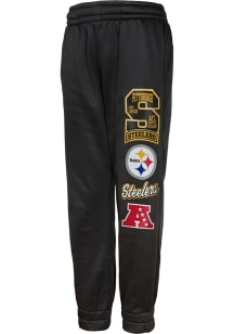 Pittsburgh Steelers Youth Black Training Camp Sweatpants