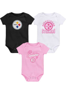 Pittsburgh Steelers Baby Pink Play All Day Set One Piece