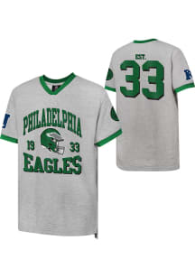 Philadelphia Eagles Youth Grey Retro All Pro Short Sleeve Fashion T-Shirt