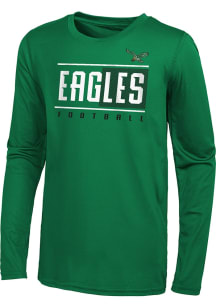 Philadelphia Eagles Youth Kelly Green Retro Pumped Up Long Sleeve T-Shirt