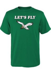 Philadelphia Eagles Youth Kelly Green Team Spirit Short Sleeve T-Shirt