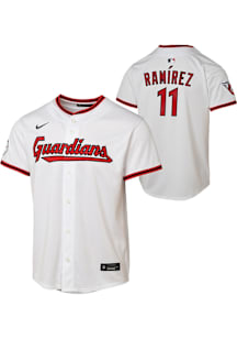 Jose Ramirez  Nike Cleveland Guardians Youth White Home Limited Jersey