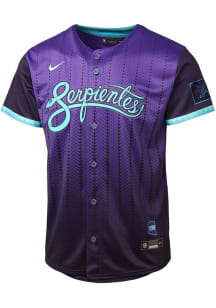 Nike Arizona Diamondbacks Youth Purple City Connect Limited Blank Jersey