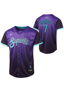 Corbin Carroll  Nike Arizona Diamondbacks Youth Purple City Connect Limited Jersey
