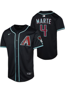 Ketel Marte  Nike Arizona Diamondbacks Youth Black Alt Limited Jersey