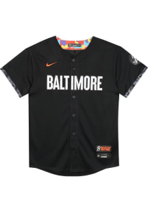 Nike Baltimore Boys Black City Connect Limited Blank Baseball Jersey