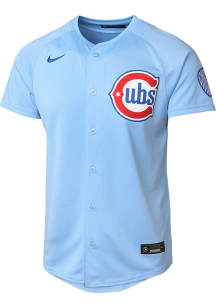 Nike Chicago Cubs Youth Light Blue Alt 2 Limited Blank Jersey
