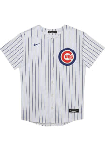 Nike Chicago Cubs Boys White Home Replica Blank Baseball Jersey